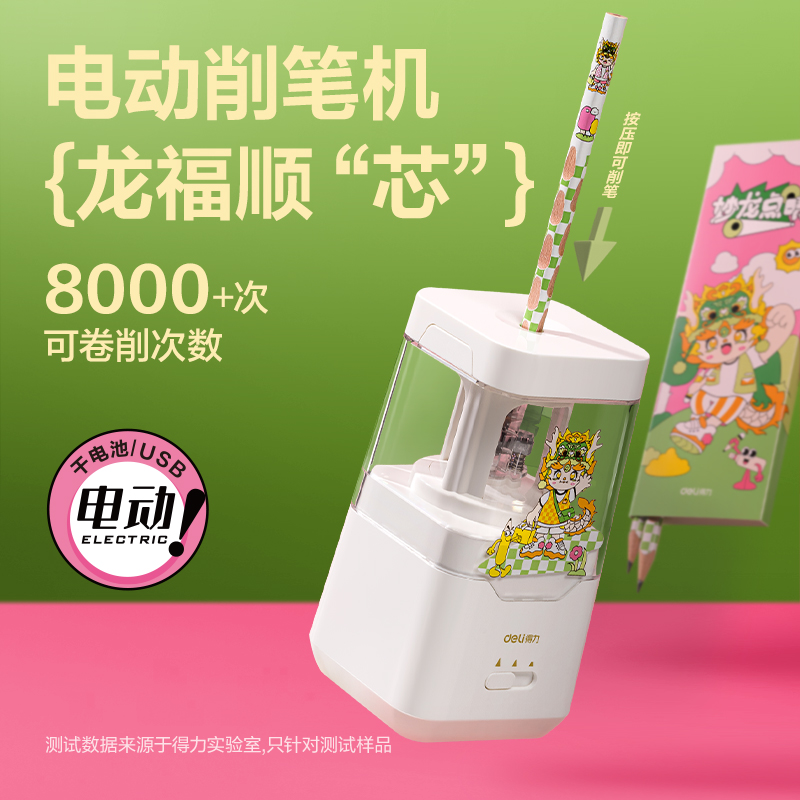 尊龙凯时68910A龙年电动文具套装(白)(盒)