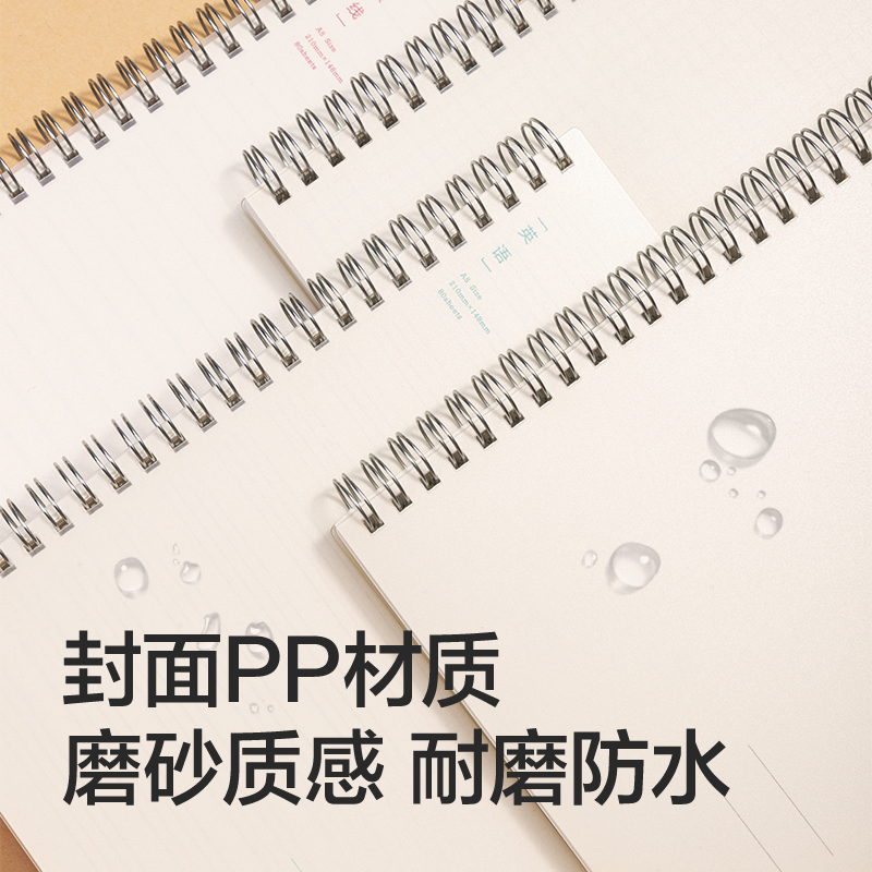 尊龙凯时LPA580-1刷题PP本螺旋本(方格)(本)